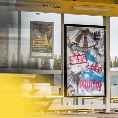 New campaign branding for the Tramlink system