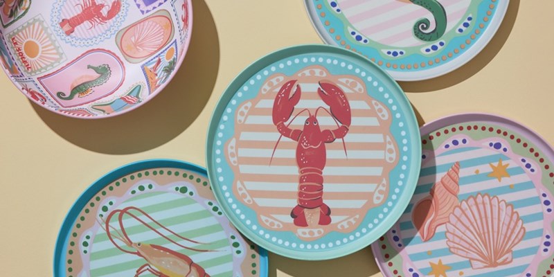 Primark home sea themed plates
